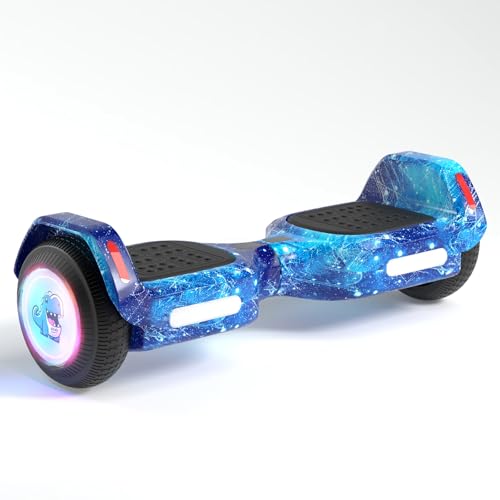 Image of SIMATE 6.5 inch Bluetooth Scooter, LED Lights & APP & Music Speaker, Long Battery Life, Gifts for Kids & Adults & Girls & Boys, for All Ages