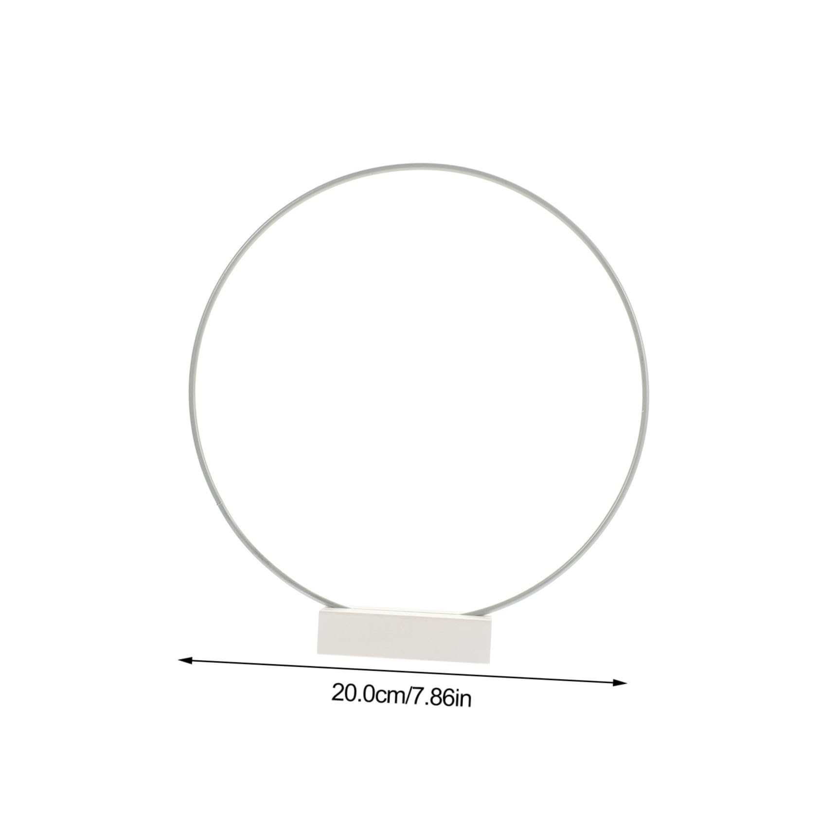 SOLUSTRE 6 Sets Floral Ring Hoops for DIY Wedding Decor Floral Wreath Making Kit with Base for Craft Projects and Centerpieces