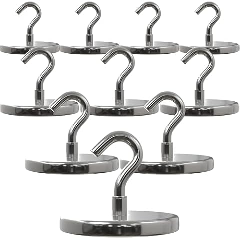 Heavy Duty Neodymium Magnet Hooks for Versatile Use Cover
