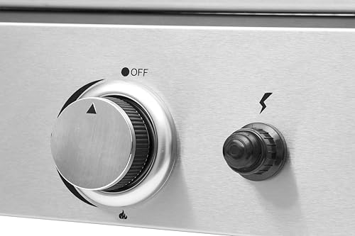 Metro Professional Barbecue A Gas Tornada Con 3 Bruciatori, Piastra In Acciaio Inox 61.5 × 32 Cm, 7.5 Kw, Argento - 7