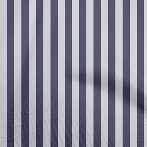oneOone Cotton Cambric Wine Fabric Stripes Fabric for Sewing Printed Craft Fabric By The Yard 42 Inch Wide