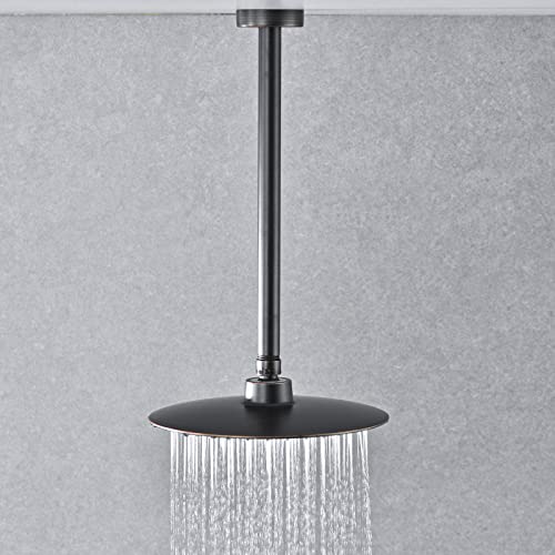 Hanebath 12 Inch Ceiling Mount Shower Arm And Flange, Oil Rubbed Bronze Shower Head Extension Arm #TOP2