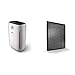 Philips AC2887/10 Luftreiniger entfernt bis zu 99,9% der Viren und Aerosole* aus der Luft weiß & NanoProtect Filter Active Carbon FY2420; AC2882, AC2885, AC2887, A2889, AC2892, Series 3000 & 3000i
