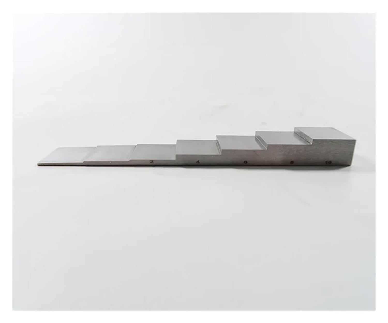 7 Step Test Block in 304 Stainless Steel Thickness:1mm,1.5mm,2mm,4mm,6mm,8mm,10mm
