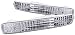 Anzo USA 511009 Turn Signal Light Assembly Euro Clear Lens Pair Chrome