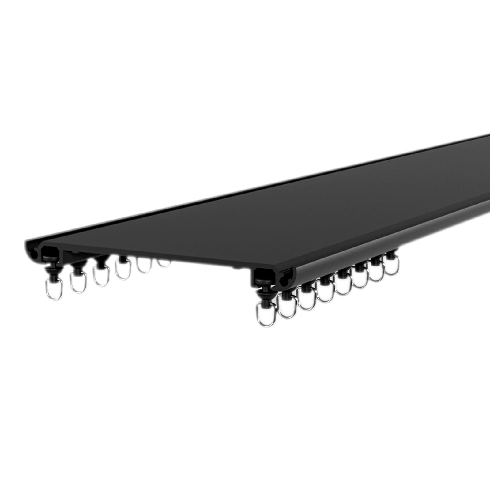 Rail de rideau coulissant plafond double fin pour rideaux salon