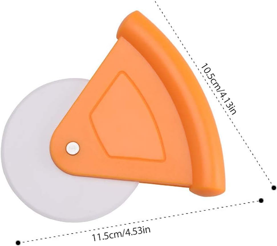 Plastic Pizza Cutter Wheels Handheld Pizza Slicing Tool Cake Bread Cutting Tools Baking Tools Bakeware Dishwasher