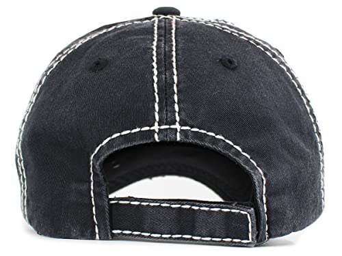 Image of KBETHOS Dog Cat Mom Dad Theme Womens Baseball Cap Distressed Vintage Unconstructed Embroidered Patch Hat