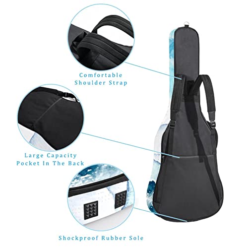 Hondank Housse de protection épaisse en éponge imperméable pour guitare acoustique, électrique, basse, guitare classique… - Les Beatles, Paul McCartney, John Lennon, RIngo Starr, George Harrison Hondank Housse de protection épaisse en éponge imperméable pour guitare acoustique, électrique, basse, guitare classique… – Image 4