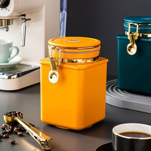 Recipiente de café hermético premium con válvula para café especial 8