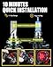 Sabrucum Fits for 2011-2015 Ford Explorer High&Low Dual Beam Bulbs Fog Lights Accessories Combo,2011 2012 2013 2014 2015 6000K White Super Bright Powersports Hi-Lo beam Light Bulb, Plug&Play,Pack of 4
