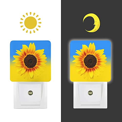 Acozuhse Led Night Lights Lamp With Dusk To Dawn Sensor, Bright Yellow Sunflowers Head Night Lamp, Night Lights Plug Into Wall For Kids Room, Bedroom, Bathroom, Kitchen, Hallway #TOP4