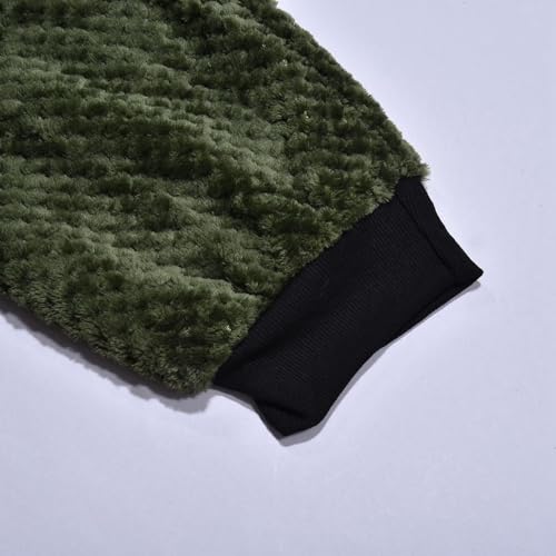 Traje de casa monocolor cálido para mañanas de invierno y descanso cómodo de hombre 6