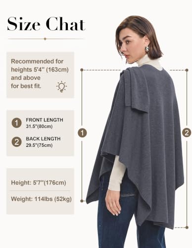 Image of PULI Womens Cross Front Poncho Shawl Wrap Elegant Wedding Formal Gift