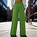 Womens Wide Leg Sweatpants High Waisted Baggy Jogging Pants Fashion Workout Athletic Joggers Elastic Waist Outfits Green