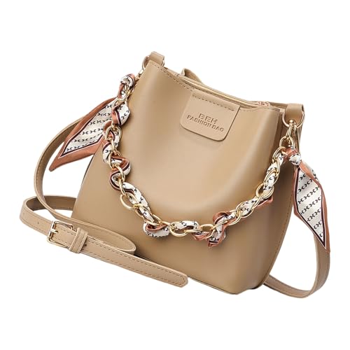 Sac à bandoulière pour femme grand volume avec chaîne chic
