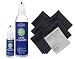Ultra Clarity Eyeglass Lens Cleaner Kit - 1 oz. Spray Bottle and 6 oz. Refill Bottle + 6 Microfiber Cleaning Cloths - Safe for All Lenses, Eyeglasses and Screens