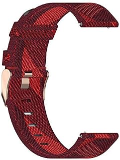 [TRIPLE RIVER] For 互換品SKAGEN Falster Gen 6 バンド ベルト ナイロン 幅 20mm 交換