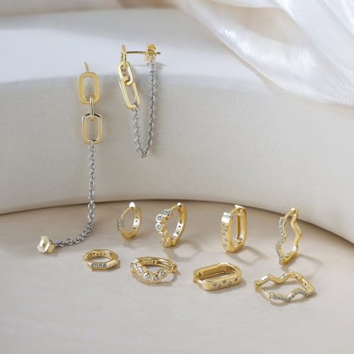 Boucles cerceau diamant argent pour briller au quotidien