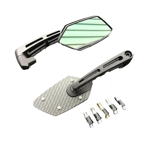 Rétroviseurs latéraux pivotants moto : ajustement parfait anti-vibration