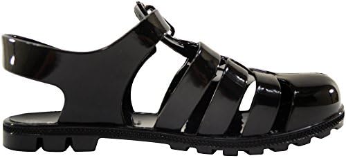 Absolute Footwear Childrens/Kids/Girls Summer/Garden/Beach/Holiday Jelly Shoes/Sandals - Black - Infant 5 UK