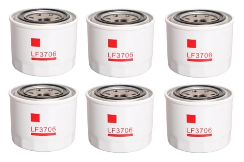 Spin-on Lube Filter Replaces Cummins Onan 122-0893 Kubota 173213-2430 HH164-32430 Case 126385A1 Donaldson P550939, Baldwin B7152 (pack of 6) - Struggling LF3706