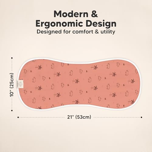 Image of 5-Pack Muslin Burp Cloths Baby Boy, Girl - Very Absorbent Baby Burp Cloth Rags, 8-Layers Viscose Derived from Bamboo Cotton Muslin Towel, Super Soft Spit Up Rags, No Shrink Washcloths (Wildscape)