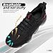 Luogoks Men's Air Cushion Running Shoes Breathable Tennis Basketball Sneakers Non Slip Workout Casual Sport Shoes Gym Training Comfortable Fashion Shoes Black/Red