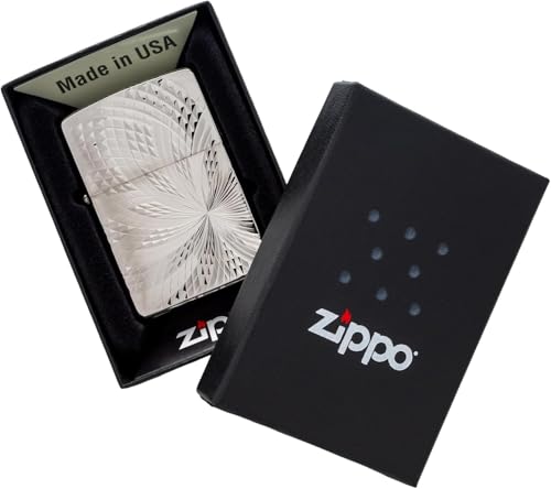 Encendedor Zippo Vintage en Latón Plateado miniatura 6