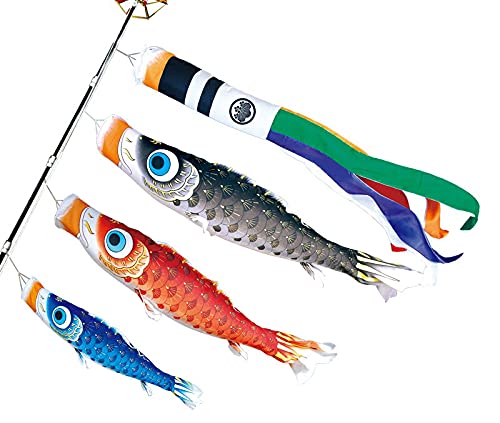 Amazon | こいのぼり 徳永鯉 鯉のぼり ベランダ用 1.2m ロイヤルセット