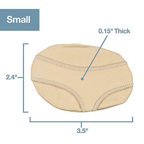 Image of ZenToes Ball of Foot Metatarsal Gel Cushions, 1 Pair (Small)