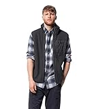 Lammfelloptik Jack Wolfskin Kingsway Herren Weste M, Phantom, XL