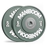 Discos Pesas Olimpicos Bumper 5kg, 10kg, 20kg, 25kg – Placas de Caucho Alta Densidad (85 Shore A) para Barra Olímpica 50mm – Equipo de Gimnasio en Casa, Cross Training y Halterofilia