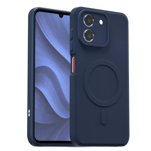 Image of Outlouders Back Cover for Ai Plus Pulse 2 | Soft Matte Silicone | Slim Fit | Magnetic-Safe Logo Design (Magnetic-Safe Not Compatible) | Shockproof | Camera Protection Bumper Case (Blue)