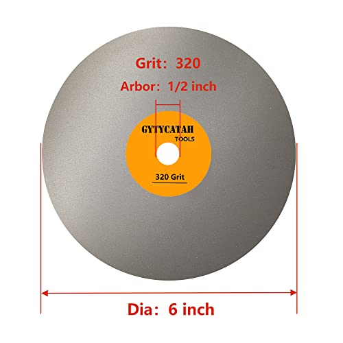 Roue plate revêtue de diamant grain 320 offrant un meulage régulier sans éclat pour la pierre - 2