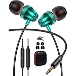 TOPAUX 3.5mm Earbuds Wired Earphone for Kindle Fire HD 10 8 Kids Pro Tablet