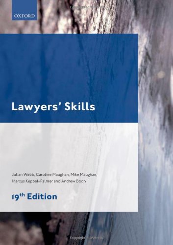 Lawyers' Skills (Legal Practice Course Guides)