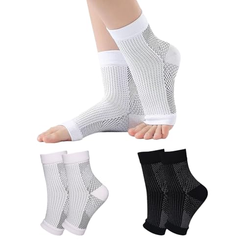 Sootherelieve Compression Socks, Sweat-Wicking Breathable Compression Socks, Open Toe Foot Sports Running Pressure Socks3