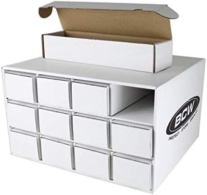 Card House Storage Box With 12 800Count Storage Boxes By Bcw