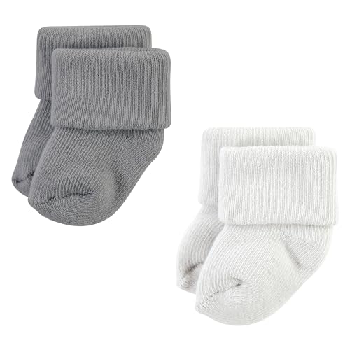 Image of Hudson Baby Baby 8-pack Cotton Rich Newborn and Terry Socks