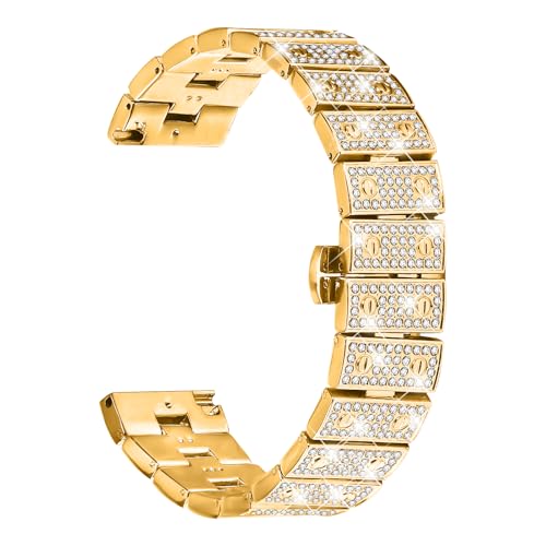 Watchband Compatible With Gear S3, 5.5"-8.0" Adjustable Bracelet Lightweight Metal Band for Galaxy Watch 3 45mm/Galaxy Watch 46mm/Gear S3 Classic/Frontier/Gear 2 R3804