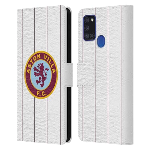 Coque Samsung A21s Aston Villa Football Club : étui portefeuille en cuir rétro 1982 pour Galaxy