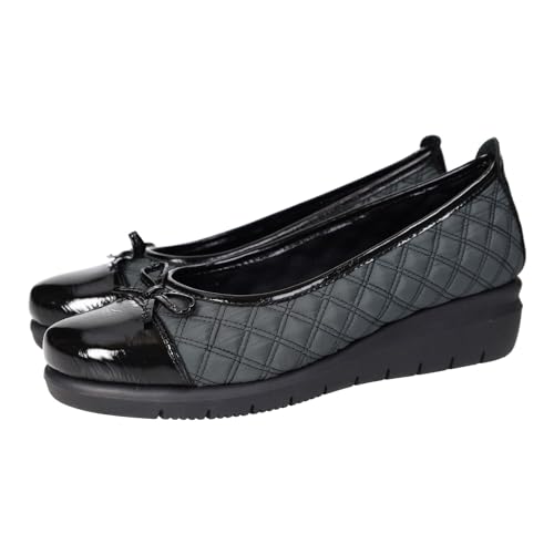 DOCTOR CUTILLAS 75211 Bailarinas para Mujer en Color Plomo, Plantilla Extraible. Diseño cómodo con Lacito clásico al Frente. Hechas en España Mujer Manoletinas Plomo 40