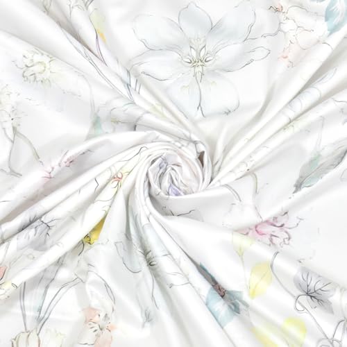 Image of Haus & Kinder Bedsheet King Size 300 TC Tencel King Size Bedsheet Cotton, Fitted Bedsheet for Kind Size Bed Silky-Soft (108x108 Inches) - Bloomea