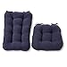 Greendale Home Fashions Jumbo Rocking Chair Cushion Set Hyatt fabric, Denim