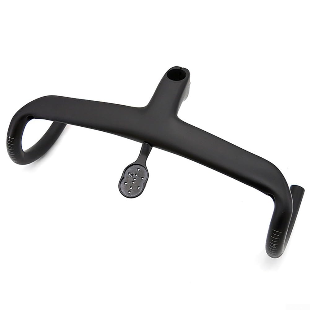 Manillar integrado de fibra de carbono T800 para bicicleta de carretera, 380 400 420 mm, manillar mate para bicicleta de carreras (100 x 400 mm)