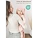 Konssy 2-Pack Muslin Hooded Baby Towels, 100% Cotton, Ultra-Soft & Absorbent Baby Bath Towels with Hood for Newborn & Infant (Pink, Floral,32