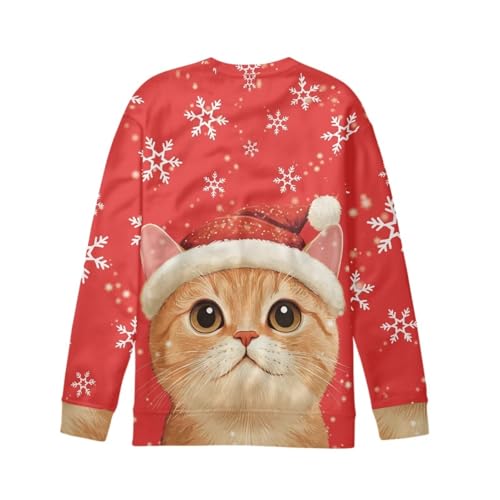 Kids Fall Crewneck Sweatshirt Casual Long Sleeve Pullover Tops2