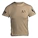 American Warrior Mens DownRange T-Shirt Large Tan