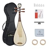 YCXYQ Hardwood Pipa Professional Chinese Lute Pure Handmade Rosewood Piano Axis Traditional Chinese Stringed...